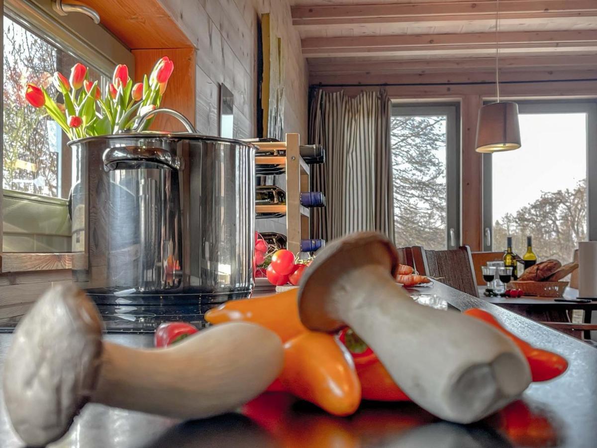 Traumhaff Kuestenchalets - Einzigartige Chalets An Der Ostsee. Ganz Aus Laerchenholz Mit Kamin Und Sauna Vogelsang-Warsin المظهر الخارجي الصورة